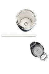 Coral Hıgh Çelik Matara Lacivert-Turuncu Çiz