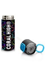 Coral Hıgh Çelik Matara Çok Renkli Kalp Dese