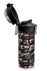 Coral Hıgh Çelik Matara Siyah-Kırmızı Araba