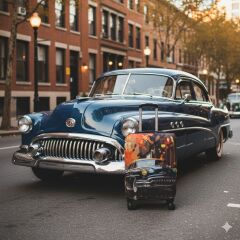 (My#104 Antika) VALİZ İÇİN KILIF