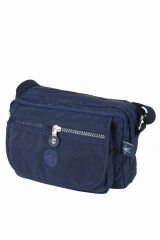 Mega Bag 215  Krinkıl Kumaş Kadın Çapraz Çanta Açık Vizon