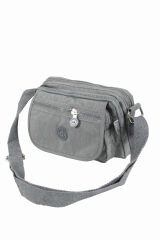 Mega Bag 215  Krinkıl Kumaş Kadın Çapraz Çanta Vizon