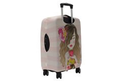 (My#67 Kahve İçen Kız) VALİZ İÇİN KILIF