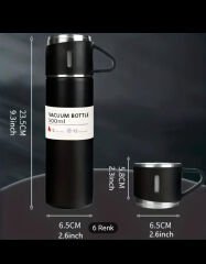 321 ÇELİK TERMOS 500ML 8139 3'LÜ SET