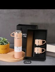 321 ÇELİK TERMOS 500ML 8139 3'LÜ SET Pembe