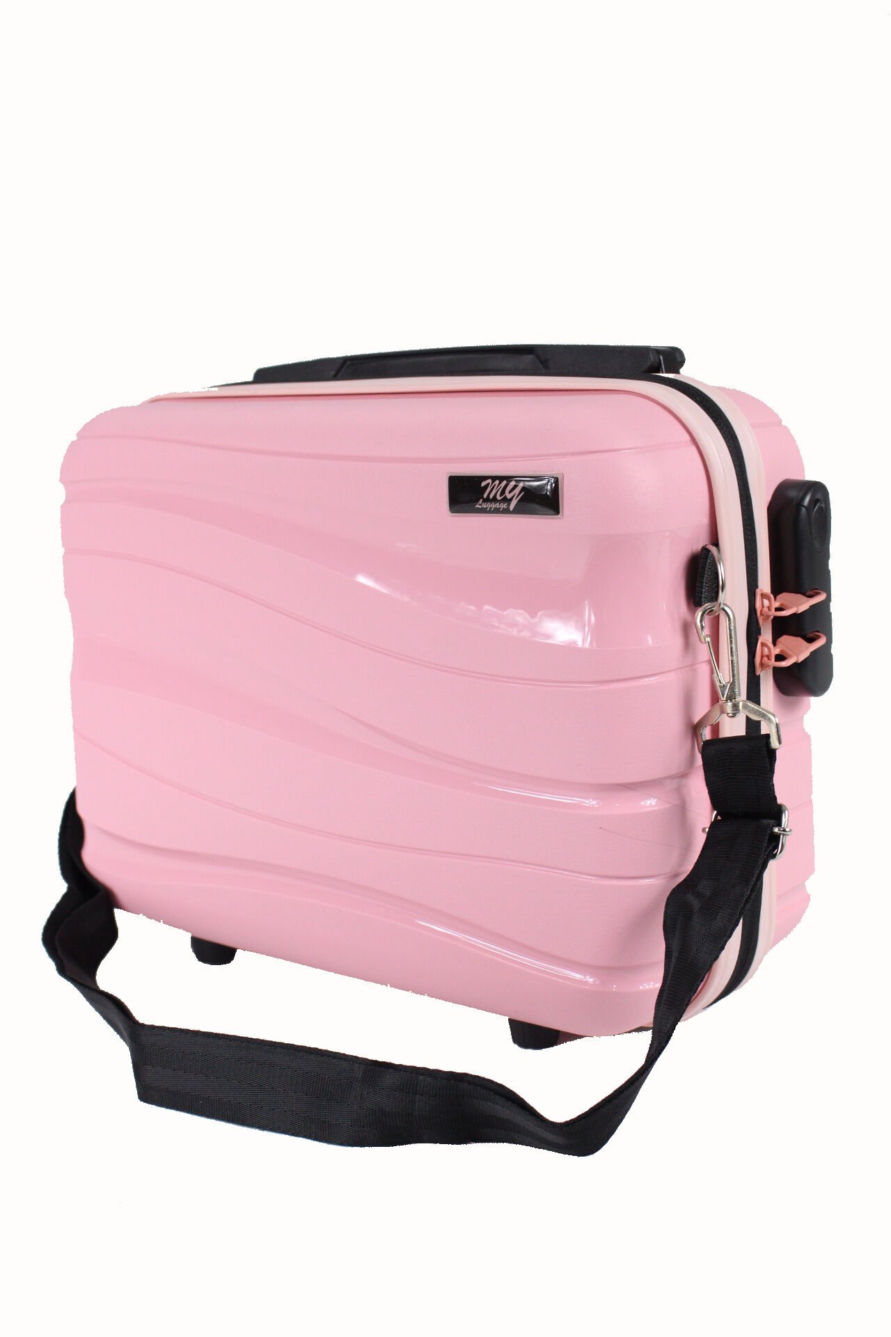 My Luggage 50140 Pp Seyahat Makyaj Cantasi Pembe-Siyah