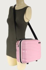 My Luggage 50140 Pp Seyahat Makyaj Cantasi Pembe-Siyah
