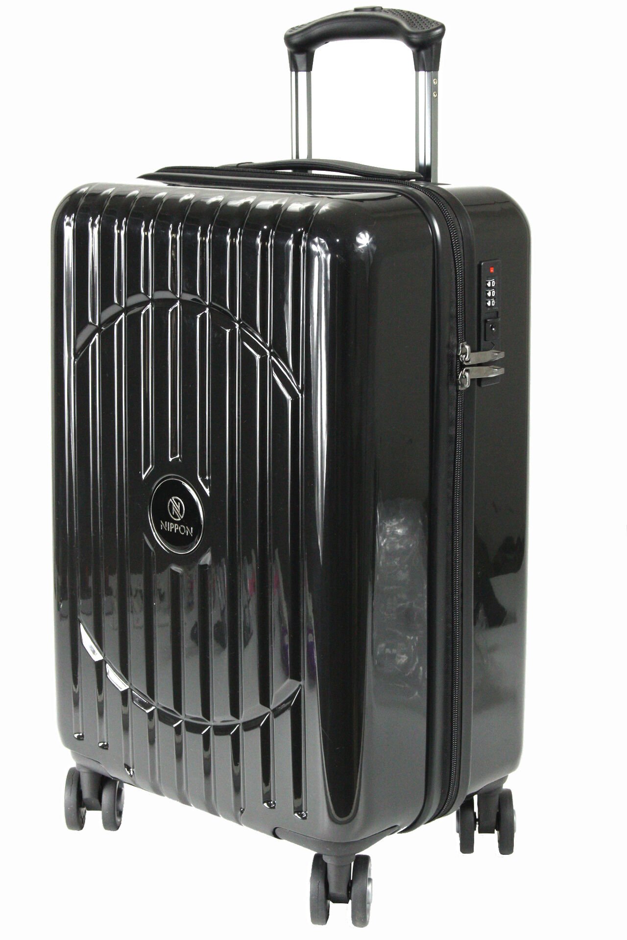 Nippon Ayna PC Büyük Boy Valiz 1802 Oxygen - Siyah