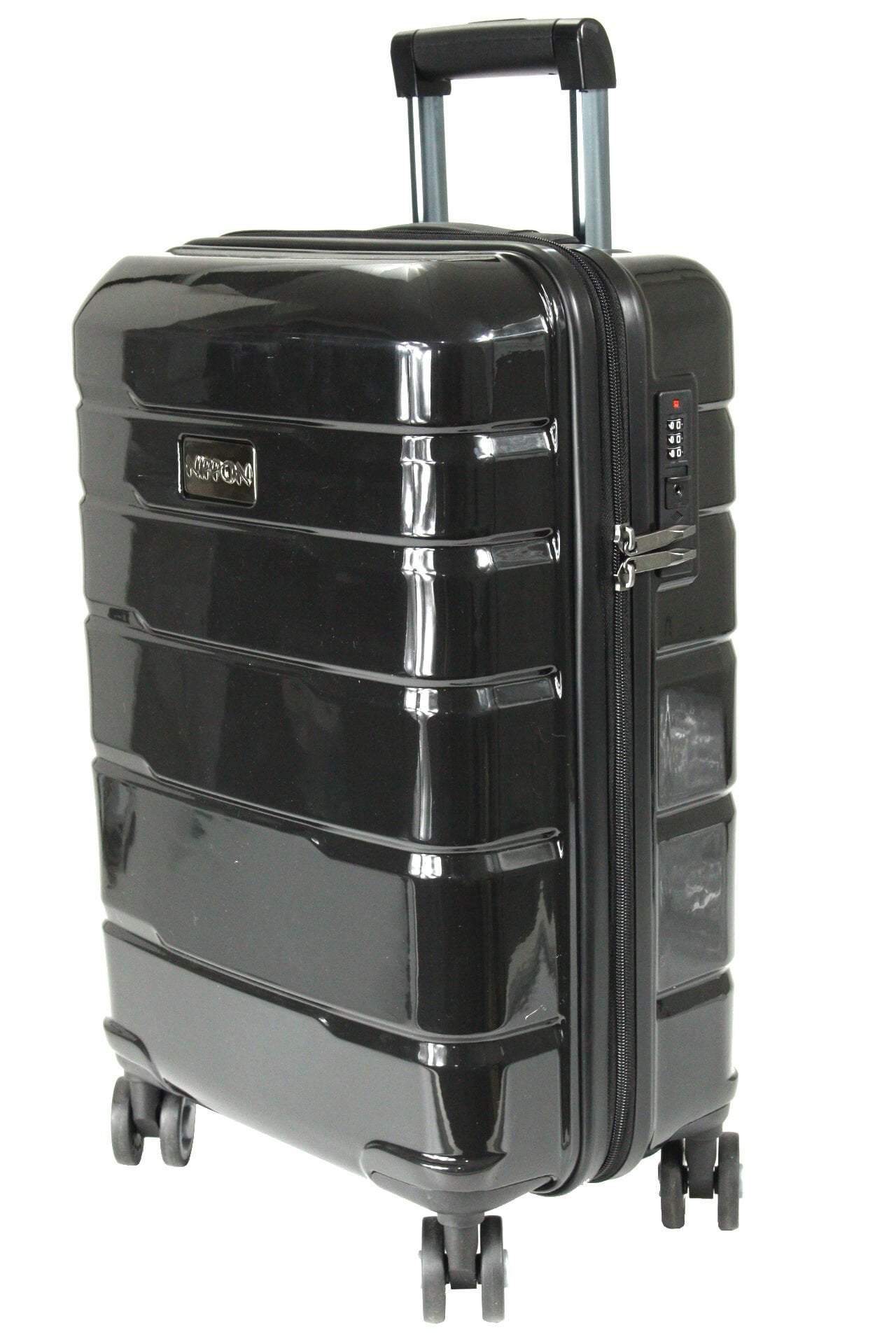 Nippon Ayna PC Orta  Boy Valiz 1807 Titanium - Siyah