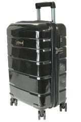 Nippon Ayna PC Orta  Boy Valiz 1807 Titanium - Siyah