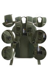 M 6014 - Mega The Northwest Hustle Ripstop Modeli Sırt Çantası ( Profesyonel / Okul / Günlük) Siyah