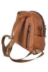 M 622 Mega Bag Kadın Sırt Çantası Ve Omuz Askılı Çanta Taba