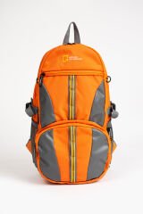 M 6005 - Sırt Çantası - Çok Fonksiyonlu (Kamp / Hiking) Turuncu-Gri