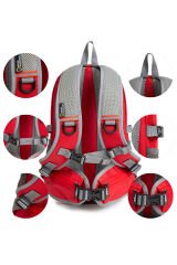 M 6005 - Sırt Çantası - Çok Fonksiyonlu (Kamp / Hiking) Kırmızı-Kırmızı