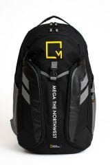 M 6003 - Büyük Sırt Çantası - Çok Fonksiyonlu (Kamp / Hiking) Siyah-Gri