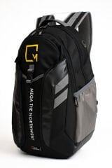 M 6003 - Büyük Sırt Çantası - Çok Fonksiyonlu (Kamp / Hiking) Siyah-Gri