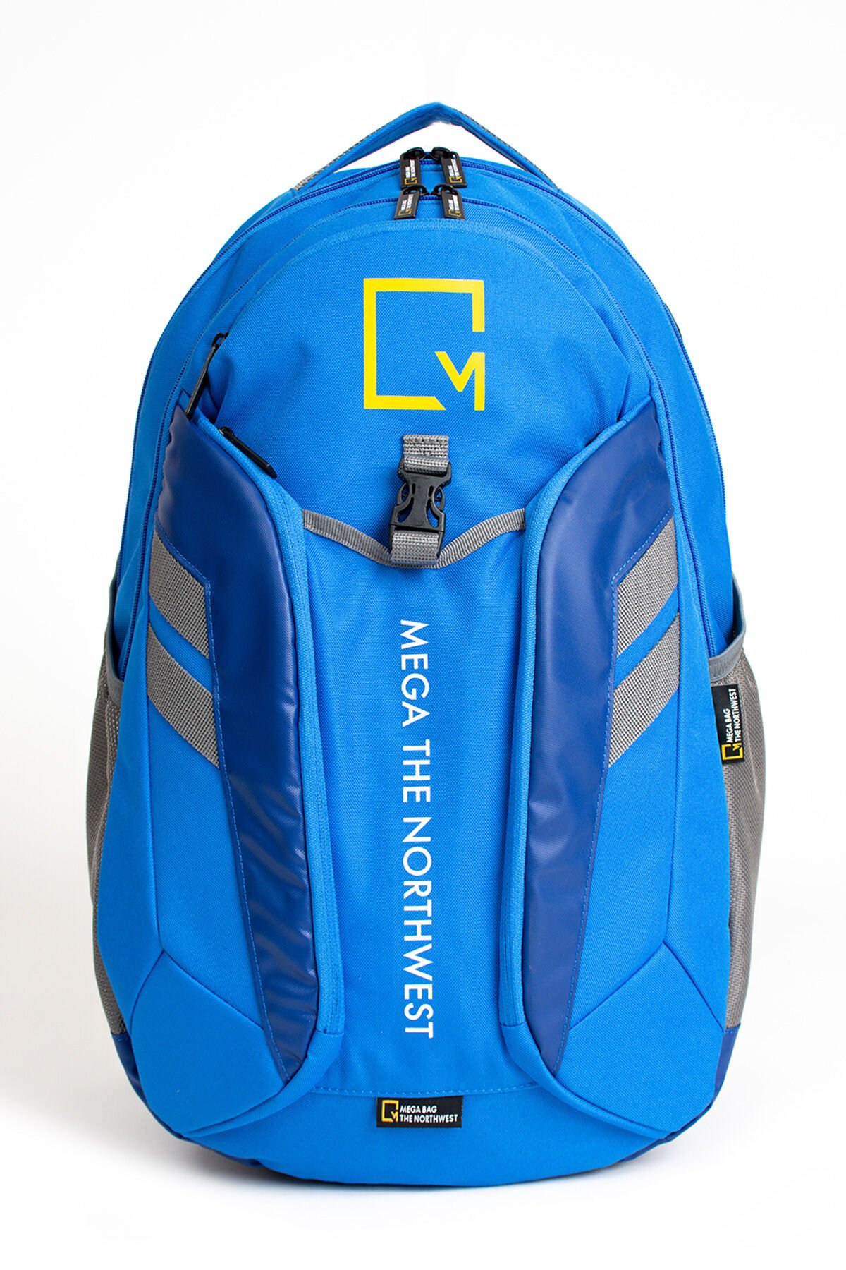 M 6003 - Büyük Sırt Çantası - Çok Fonksiyonlu (Kamp / Hiking) Mavi-Gri