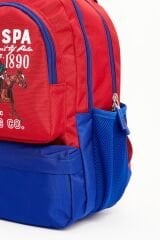 Plcan 22036  U.S. Polo Assn. Okul Sırt Çantası, Ortaokul, Lise, Üniversite Kırmızı