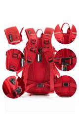 M 6001 - Dağcı Sırt Çantası ( Çok Fonksiyonlu) Gri-Gri