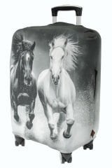 (My#132 Atlar) VALİZ İÇİN KILIF