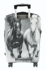 (My#132 Atlar) VALİZ İÇİN KILIF