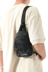 M 1036 - Küçük Boy, Unisex, Body Cross, Body Bag Siyah