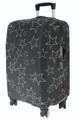 (My#133 Yıldız) VALİZLER İÇİN KILIF SETİ (KABİN ORTA VE BÜYÜK)