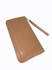 OLLBAG 1018 Cilt Büyük Boy Cüzdan / Clutch Çanta Taba