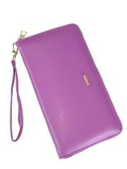 OLLBAG 1018 Cilt Büyük Boy Cüzdan / Clutch Çanta Mor