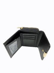 OLLBAG 1026 Siyah Çıtçıtlı Kartlık Cüzdan – Kadın El Çantası