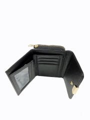 OLLBAG 1026 Siyah Çıtçıtlı Kartlık Cüzdan – Kadın El Çantası