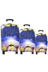 (My#109 Game-1) VALİZLER İÇİN KILIF SETİ (KABİN ORTA VE BÜYÜK)