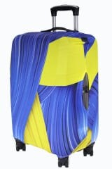 (My#91 Mavi Gökkuşağı) VALİZ İÇİN KILIF