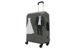 (My#08 Gelin & Damat) VALİZ İÇİN KILIF