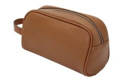 Adm Traş (Tıraş) Takımı Çantası, Suni Deri Seyahat Çantası Siyah