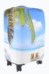 (My#94 Şezlong Palmiye) VALİZ İÇİN KILIF