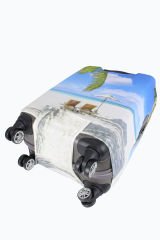 (My#94 Şezlong Palmiye) VALİZ İÇİN KILIF