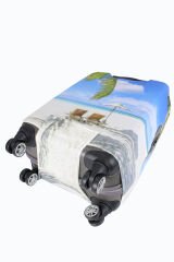 (My#94 Şezlong Palmiye) VALİZ İÇİN KILIF