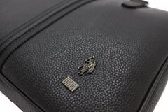 6753 Us Polo Assn Suni Deri, Omuz Askılı, Kulplu Evrak Çantası Siyah