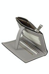 OLLBAG 2056 Suni Deri Kadın Cüzdan Siyah-Anakonda