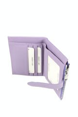 OLLBAG 2056 Suni Deri Kadın Cüzdan Lila