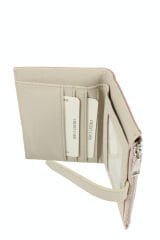 OLLBAG 2056 Suni Deri Kadın Cüzdan Pudra