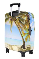 (My#93 Palmiye) VALİZ İÇİN KILIF Orta Boy - Palmiye