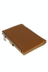 OLLBAG 2056 Suni Deri Kadın Cüzdan Taba