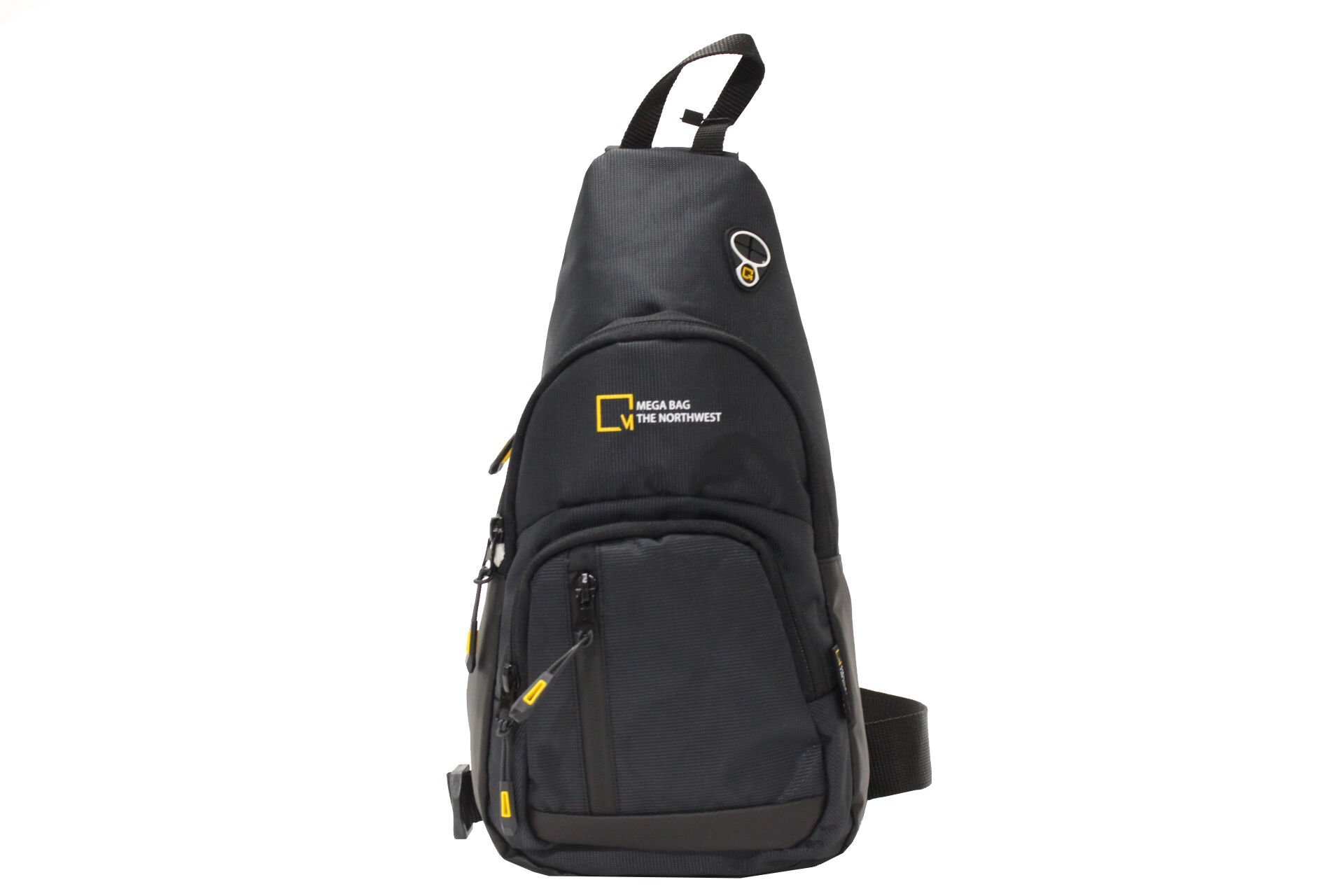 M 1007 Mega Bag Unisex Göğüs Çapraz Çanta, Body Bag Siyah