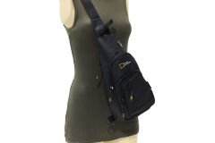 M 1007 Mega Bag Unisex Göğüs Çapraz Çanta, Body Bag Siyah