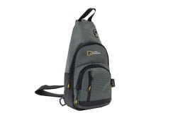 M 1007 Mega Bag Unisex Göğüs Çapraz Çanta, Body Bag Gri