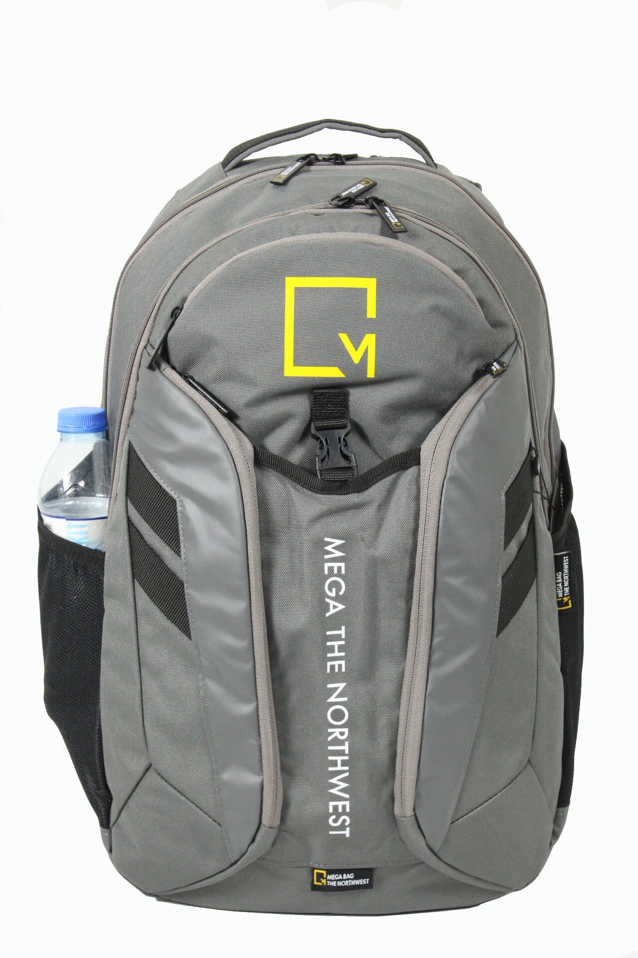 M 6003 - Büyük Sırt Çantası - Çok Fonksiyonlu (Kamp / Hiking) Gri-Siyah