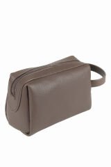 Lizy 1050 Suni Deri Clutch Çanta, Traş / Makyaj Çantası