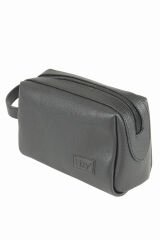 Lizy 1050 Suni Deri Clutch Çanta, Traş / Makyaj Çantası